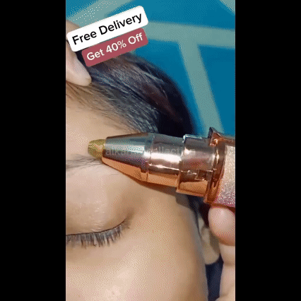 2-in-1 Eyebrow Trimmer & Facial Hair Remover - Al Karam Collection