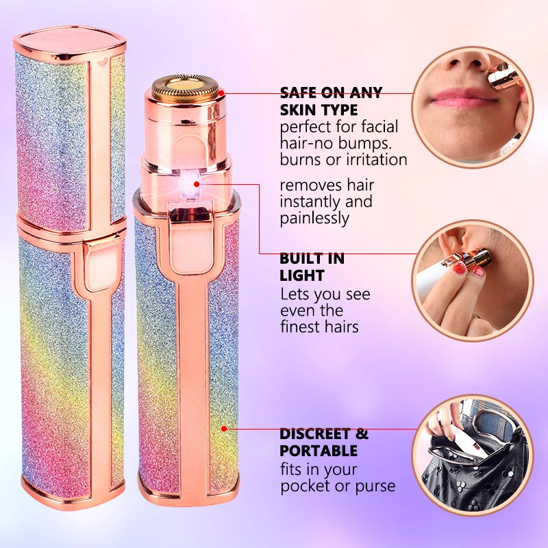 2-in-1 Eyebrow Trimmer & Facial Hair Remover - Al Karam Collection