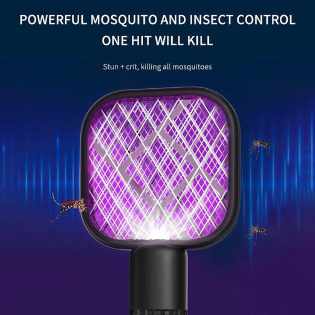 Electric Mosquito Killer Racket with UV Light - Al Karam Collection