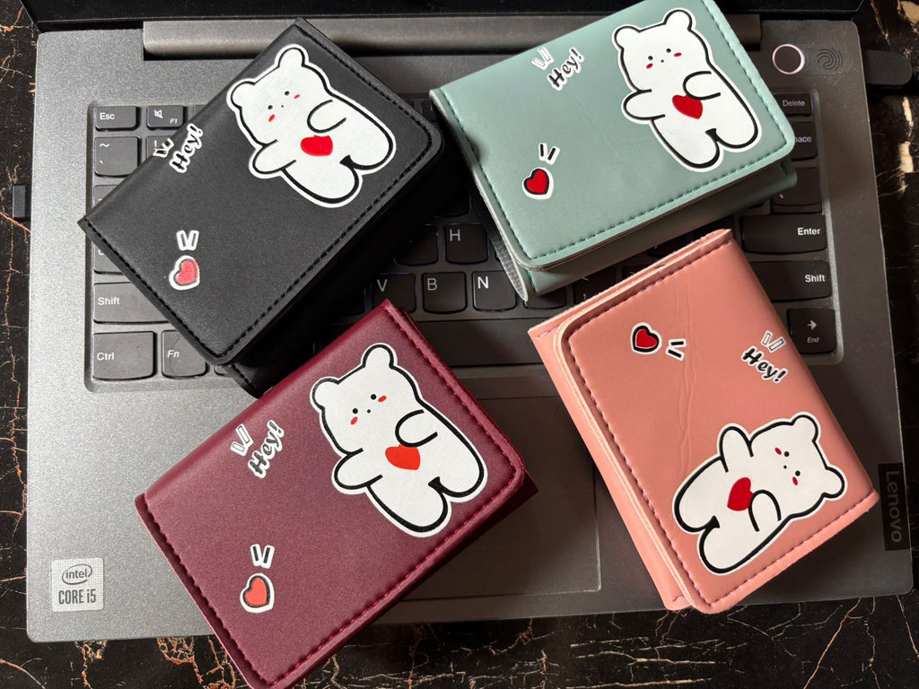 Tri-Fold Women's Wallet – Multi Card Slots | Al Karam Collection Buy 2 Get Rs 300 Discount