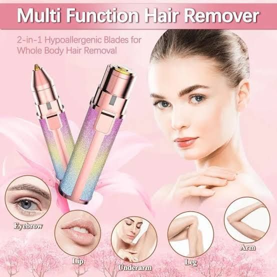 2-in-1 Eyebrow Trimmer & Facial Hair Remover - Al Karam Collection